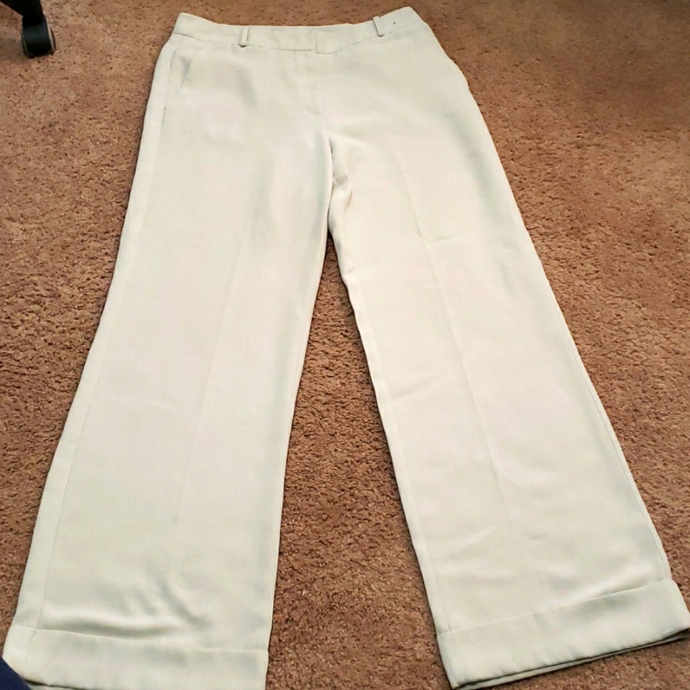 NY & Co Tan Boot-cut Trousers